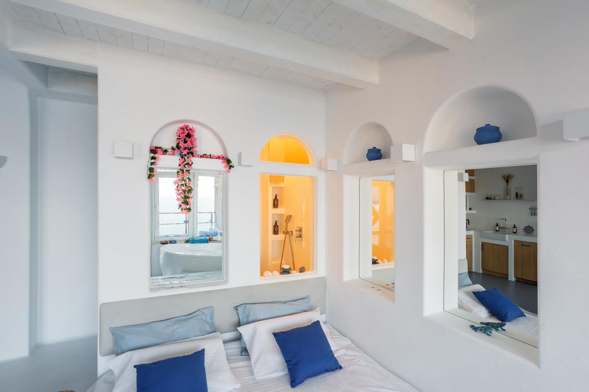 Anna Maria Santorini - Greek Suite & Large Sea Terrace Arcadia Одесса Экстерьер фото
